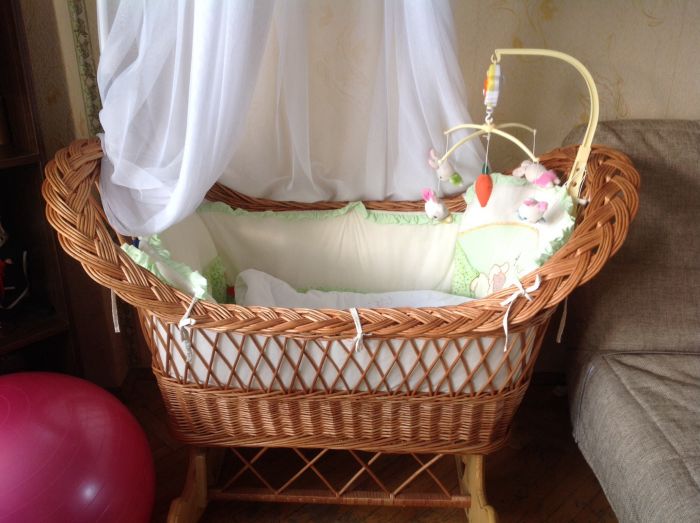 Wicker Vine Новородено легло
