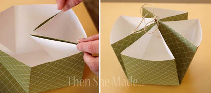 как да направите кошница от хартия със собствените си ръце