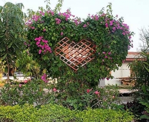 függőleges virágoskert az országban
