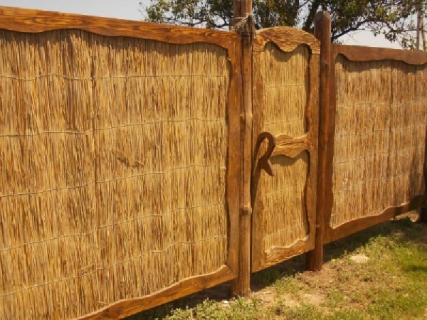 Ограда от тръстика