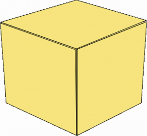 оригами хартия куб