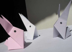хартия оригами заек