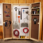 Как да си направим шкаф за инструменти: прост, просторен, със заключващи се врати (рисуване + снимки стъпка по стъпка)