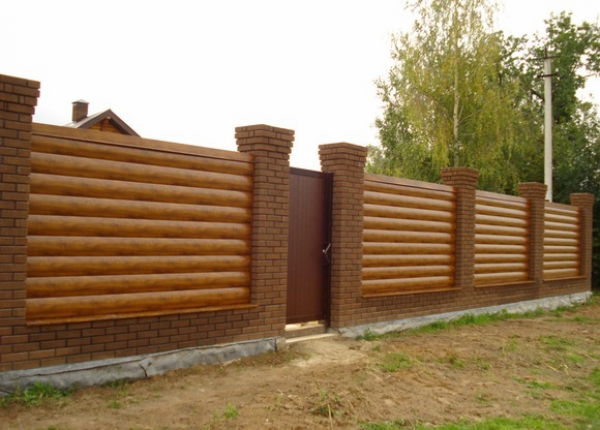 блокхаус ограда