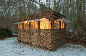 къща woodpile