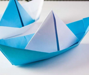 Оригами: направете сами хартиена лодка