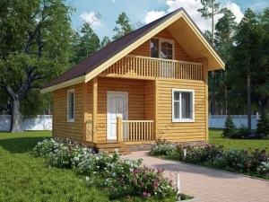 къща от дървен материал