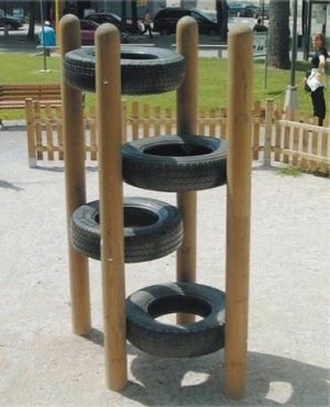 Игрална площадка за гуми